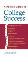 Details for A Pocket Guide to College Success